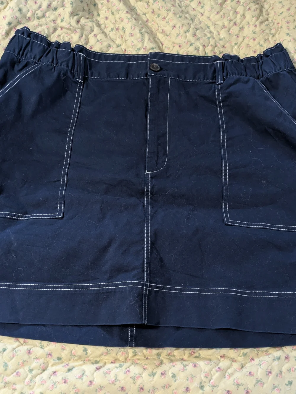 Free Assembly Women's Navy Mini Skirt